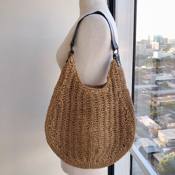 Old Navy Bags Old Navy Straw Tote Bag Poshmark